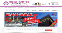 Desktop Screenshot of makkahutamatour.com