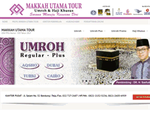Tablet Screenshot of makkahutamatour.com